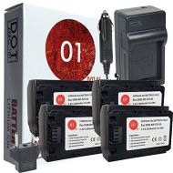 DOT-01 4X Brand Sony a7R III Batteries Charger Sony a7R III Full-Frame Camera Sony ILCE-7RM3 Battery Charger Bundle Sony FZ100 NP-FZ100