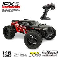 Hosim 1:16 Scale 4WD Remote Control RC Truck G172, High Speed Racing Vehicle 36km/h Radio Controlled Off-Road 2.4Ghz RC Car Electronic Monster Hobby Truck R/C RTR Car Buggy for Kid