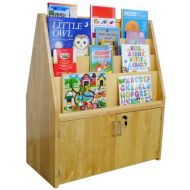 A+Childsupply A + Child Supply Double Solid Birch Bookshelf Kids Furniture