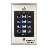 SECURITRON Access Control Keypad,DK-12,Weathr Rsist