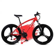Huoduoduo Bike, Mountain Bike, 26 Inch 21 24 27 Speed Disc Brake High-Carbon Steel Off-Road Vehicle,Suitable for Outdoor Travel Mountaineering, Bicycle Turn Signal