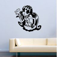 USA Decals4You Monster High Vinyl Wall Decals Cartoon Decor for Childrens Rooms Vinyl Sticker Murals MK4303