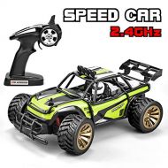 Jujuism Electric Race Remote Control 1:16 Scale Monster Truck 2.4GHz Radio 2WD High Speed Racing Off Road Vehicle Desert Buggy Crawler Hobby RC Car Toy Gift
