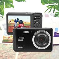 Vmotal HD Mini Digital Camera with 3 Inch TFT LCD Display,Digital Point and Shoot Camera Video Camera for ChildrenBeginnersElderly (Black)