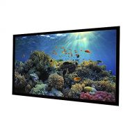 Kanto S71092 7000 Series 92 Fixed Frame Projector Screen, Black