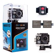 SPYGEM X6 Digital Action Camera 4K30FPS Ultra HD Video 16MP Photos Live Streaming EIS 2.0 inch LCD External Mic Remote Control 170 Degree Wide Angle Waterproof WiFi HDMI 1 Year Wa