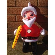 Small Inflatable Santa Claus / Father Christmas, approx 50 cm - Great Fun Christmas Decoration Great For Desk Tops / Car Parcel Shelf / Lorry Dashboard by Tri Balloons