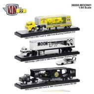 New NEW DIECAST TOYS CAR M2 MACHINES 1:64 AUTO-HAULERS MOONEYES RELEASE 1 2018 ASSORTMENT SET OF 3 36000-MOON01