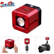 Dazzne Rechargeable Cube LED Video Light with 1/4 20 Screw Hole Camping Cycling Lighting for Smartphone,GoPro, DJI Drone, DSLR Cameras, Camcorder and Action Cameras-Waterproof 20M