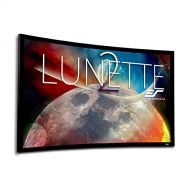 Elite Screens Lunette 2 Series, 120-inch Diagonal 16:9, Curved Home Theater Fixed Frame Projector Screen, CURVE120WH2