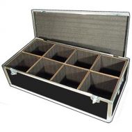 Roadie Products, Inc. Lighting LED PAR Lights ATA Case with 8 Compartments - ID Per Compartment 10 x 10 x 12 High