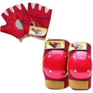 Generic Bell Sports Ironman Child Gloves and Pad Set, Red