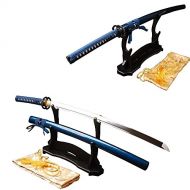 Ten Shijian Japanese Samurai Katana Sword Full Tang High Carbon Steel Hand Forged Blade Real Sharp Edge Functional Knife Can Customize