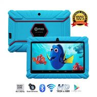 Contixo Kids Tablet K2 | 7 Display Android 6.0 Bluetooth WiFi Camera Parental Control Children Infant Toddlers Includes Tablet Case (Light Blue)