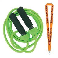 Champion Sports Weighted Jump Rope Assorted Colors and Sizes Bundle with 1 Performall Lanyard