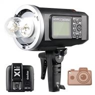 Godox HSS AD600BM Bowens Mount 600Ws GN87 High Speed Sync Outdoor Flash Strobe Light with X1T-N X1N Wireless Flash Trigger, 8700mAh Battery Pack to Provide 500 Full Power Flashes f