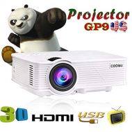 Blueseao HD LED Projector Home Theater, Mini Home Theater HD LED Projector Multi-Purpose 800 lumens Multimedia Video Pico Projector