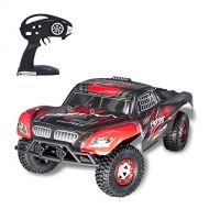 KELIWOW 1/12 Scale RC Truck 4WD Remote Control Vehicles 25 MPH 2.4GHz High Speed Off-Road Racing Car RTR (C01-Brushed-Blue)