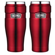 Thermos Stainless King Vacuum Insulated 16oz Travel Tumbler Red - 2PK