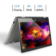 AWOW 11.6 Inch IPS FHD 2-in-1 Convertible Laptops Windows 10, 1920X1080, 6GB RAM, 32GB ROM up to 256GB SSD, Intel Pentium Quad Cores N4200 up to 2.5Ghz, WiFi 802.11 ac, Type-C, USB