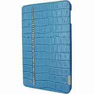 Piel Frama FramaSlim Leather Case for Apple iPad Mini 4, Crocodile Swaro Blue (723SWB)