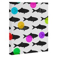 Deny Designs Elisabeth Fredriksson, Happy Fish, Art Canvas, Large, 24 x 30