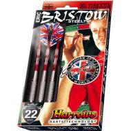 Harrows Eric Bristow 26g Knurled Tungsten Darts Set, Crafty Cockney by PerfectDarts