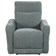 Homelegance Lay Flat Power Headrests Reclining Chair, Dove Fabric