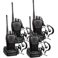 Nestling Rechargeable Walkie Talkies Two Way Radios for Kids & Adults Long Range Amerteur Radios 888S 16CH Signal Band UHF 400-470 MHz Camping Hiking Travelling 4 Pack