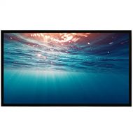 Houzetek Projector Screen Fixed Frame, 120 Inch 4K Ultra HD Indoor Outdoor Portable Home Theater Movie Screen at 1.1 Gain, Diagonal 16:9, Anti-Crease White PVC Material