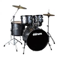 Ddrum ddrum D2 Player Series Complete Drum Set with Cymbals, Grey Pinstripe