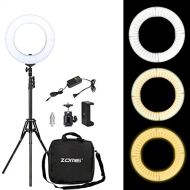 ZOMEi Zomei 14 Inches Dimmable Ring Light- 41W 3200-5500K SMD LED Lighting Kit with Stand and Phone Adapter for Makeup, Portrait Photography, Selfie, Camera Smartphone Youtube Video Shoo