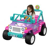 Bububee Power Wheels Disney Princess Jeep Wrangler