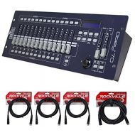 Chauvet DJ OBEY70 Obey 70 Lighting & Fog DMX-512 Controller and 10 & 25 Cables