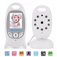 OBloved Video Baby Monitor with Camera,Infrared Night Vision,Two Way Talk,Temperature Monitoring,Lullabies,2.0 Display,Long Range and High Capacity Battery