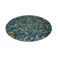 Bgraamiens Round Jigsaw Puzzle 1000 Piece Abstract Art Puzzles for Adults Jungle by Marc Martin from Clemens Habicht