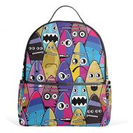 Cooper girl Monsters Travel Casual Backpack for Junior High Teen