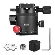 Alloet Tripod DH-55 Indexing Rotator Panoramic Ball Head with Quick Release Plate