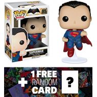 Unknown Superman: Funko POP! x Batman v Superman Dawn of Justice Figure + 1 FREE Official DC Trading Card Bundle [60268]