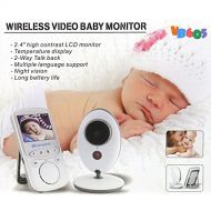 Homevol Video Baby Monitor with LCD Display, Digital Camera, Infrared Night Vision, Two Way Talk Back, Temperature Monitoring, Lullabies, Long Range and High Capacity Battery