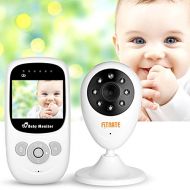 FITNATE Fitnate Video Baby Monitor with 2.4 LCD Display, Digital Camera, Infrared Night Vision Audio, Two Way Talk Back System, Temperature Monitoring, 8 Lullabies and Long Range