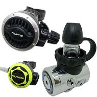Palantic SCR-03-DIN-AJ-OC Scuba Diving Dive AS105 DIN Regulator with 27-Inch Hose with Octopus, Adjustable 2nd Stage