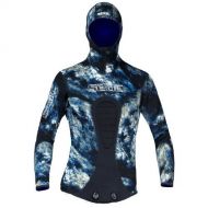 SEAC Mens Kobra Ocean Neoprene Wetsuit Jacket, Blue Camouflage