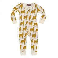 MilkBarn Organic Cotton Zipper Pajama - Cheetah