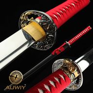 Ten Auwiy Ninja Sword, Handmade Japanese Sword Samurai Katana 1060 High Carbon Steel