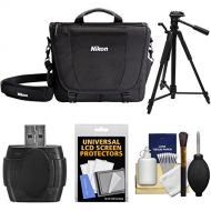 Nikon 17007 DSLR Camera Courier Bag with Tripod + Kit for D3200, D3300, D5300, D5500, D7100, D7200, D610, D750, D810