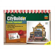 Woodland O Gauge 1:48 Scale Corner SUPERMART Cardboard Model Making Kit The CityBuilder Model Railroad Building