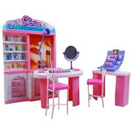 George Jimmy Luxurious 11.5 Doll House Living Room Furniture Set-Cosmetic Center