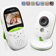 Adventurers 2.4Ghz 2.0 Inch Baby Monitor Wireless Video Digital Camera with Audio long range, Two-Way Talkback ,Night Vision,Temperature Sensor, Lullabies,VOX Function, Feed Alarm
