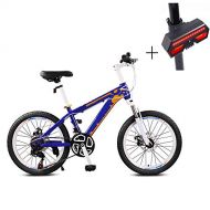 Huoduoduo Bike, Mountain Bike, 22 Inch 24 Speed Disc Brake High-Carbon Steel Off-Road Vehicle,Suitable for Outdoor Travel Mountaineering, Bicycle Turn Signal